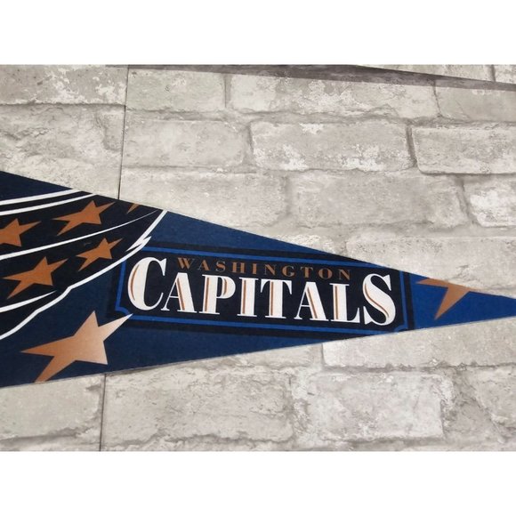 Washington Capitals WAS 1997 NHL Reverse-Retro Premium Felt Collectors PENNANT‎ - Picture 4 of 8